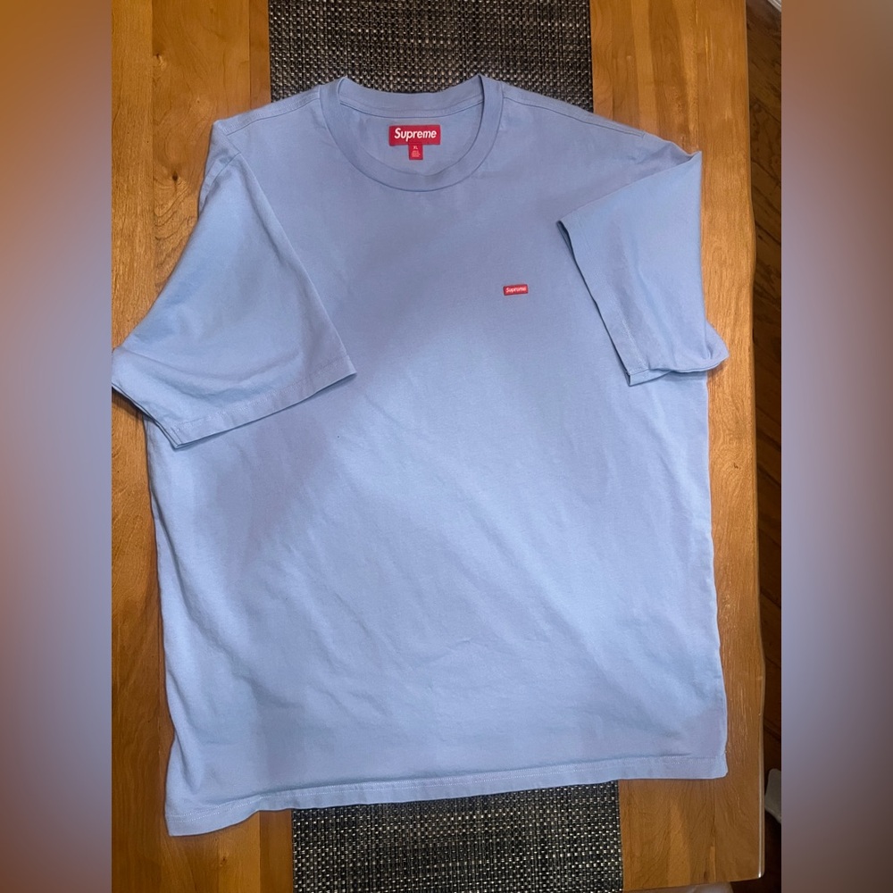 Supreme Small Box Tee pale blue men’s xl